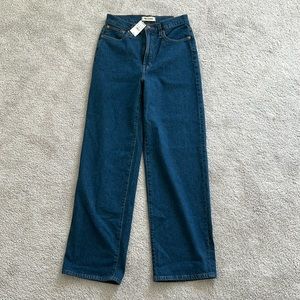 Madewell Perfect Vintage Wide-Leg Jean 27 New With Tags
